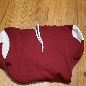 Burgundy hoodie